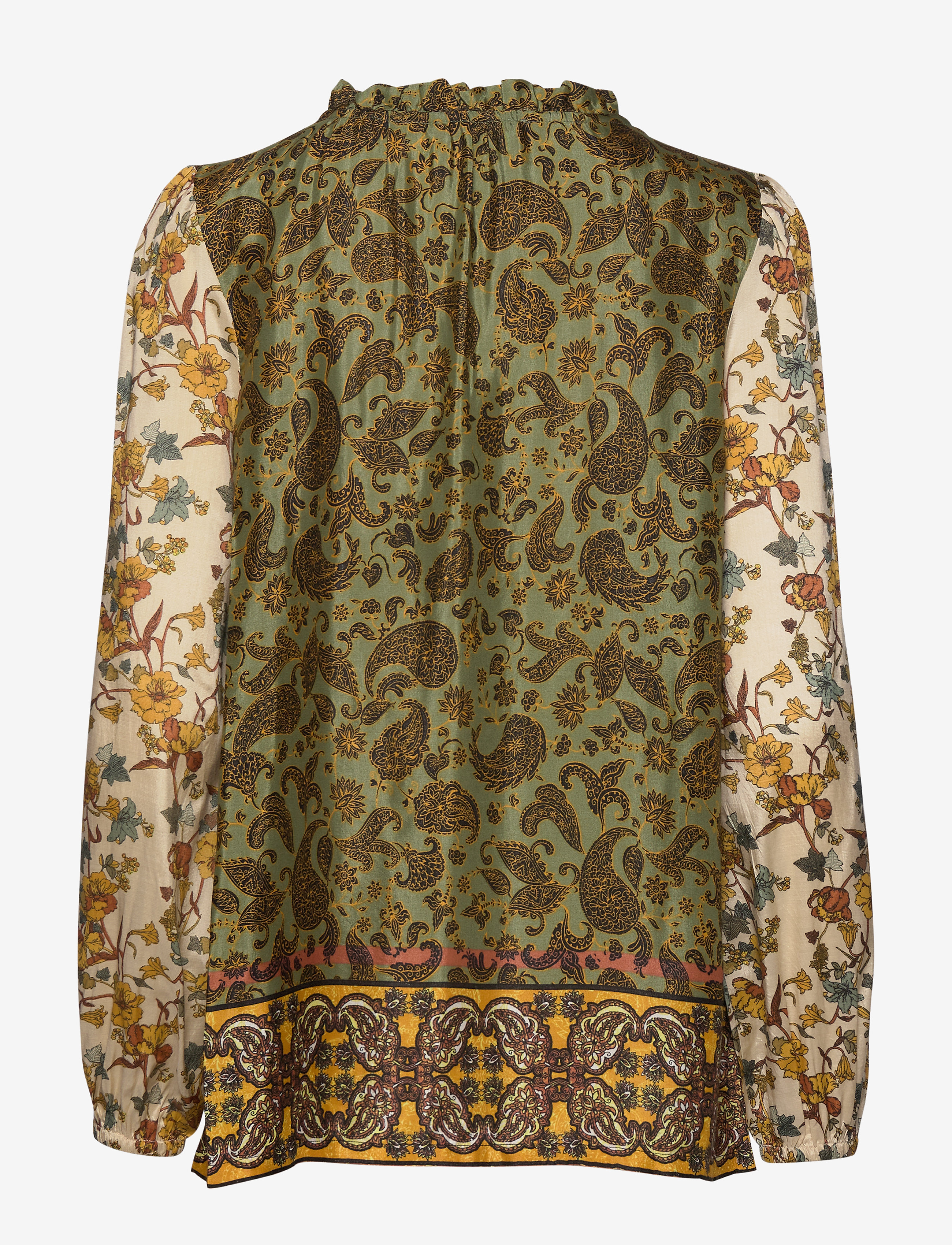 Cream - EmmelieCR Blouse - pikkade varrukatega pluusid - paisley flower mix - 2