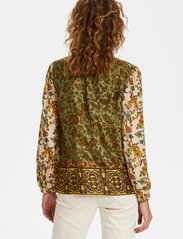 Cream - EmmelieCR Blouse - long sleeved blouses - paisley flower mix - 5