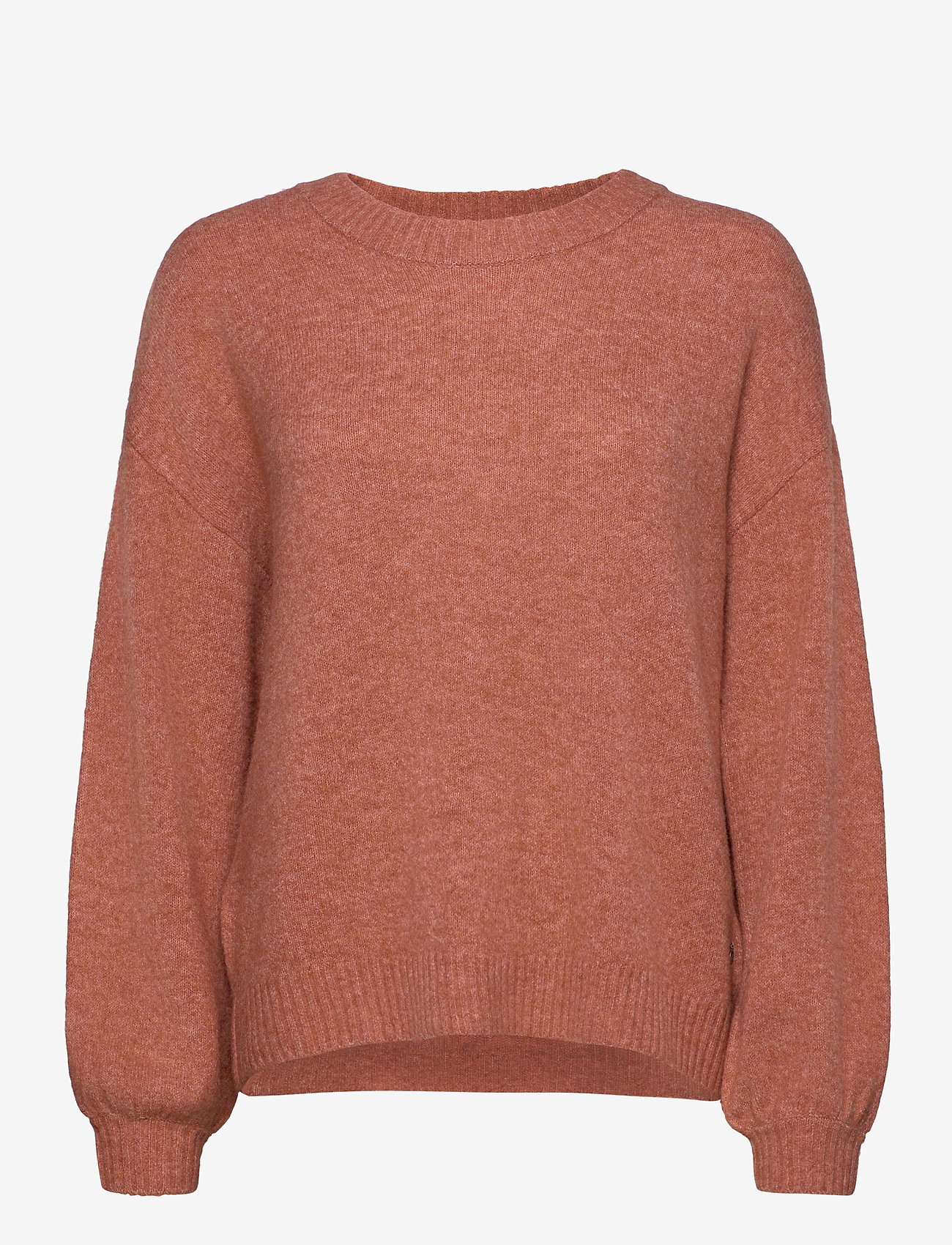 Cream - AnghaCR OZ Knit Pullover - etruscan red melange - 0