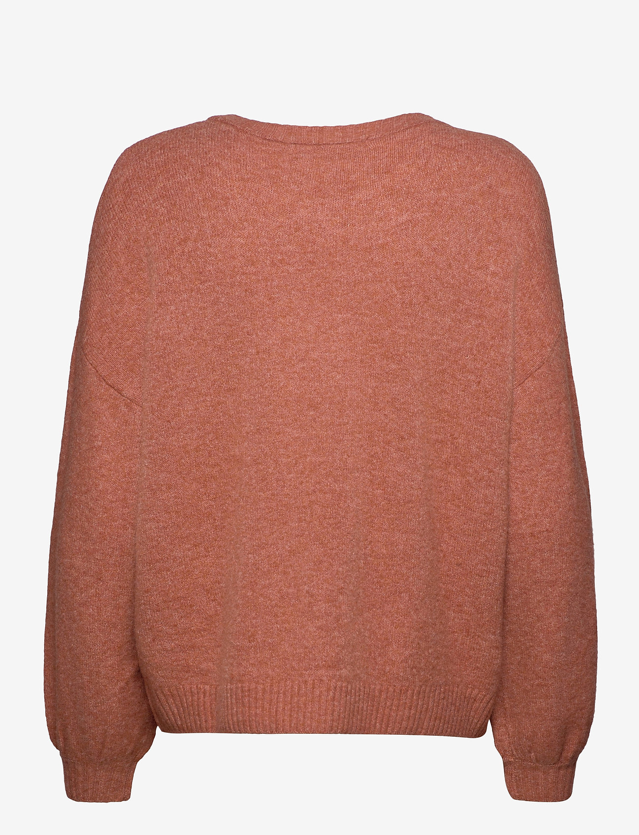 Cream - AnghaCR OZ Knit Pullover - etruscan red melange - 1