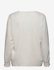 Cream - FengCR Blouse - long-sleeved blouses - snow white - 1