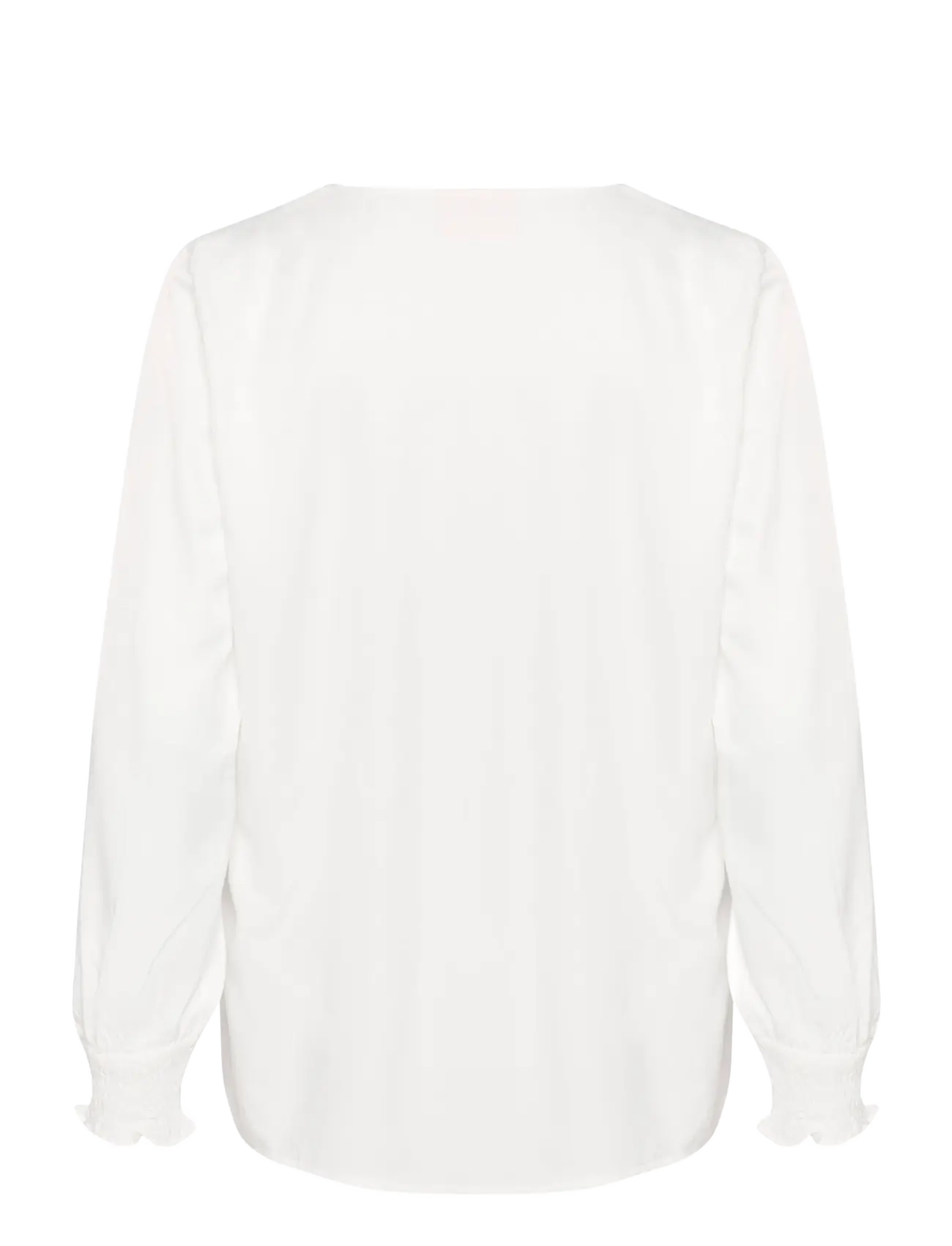 Cream - FengCR Blouse - blūzes ar garām piedurknēm - snow white - 2
