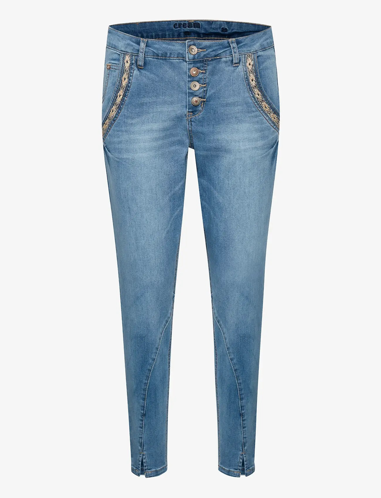 Cream - CRholly Jeans - Baiily Fit 7/8 - skinny jeans - light blue denim - 1