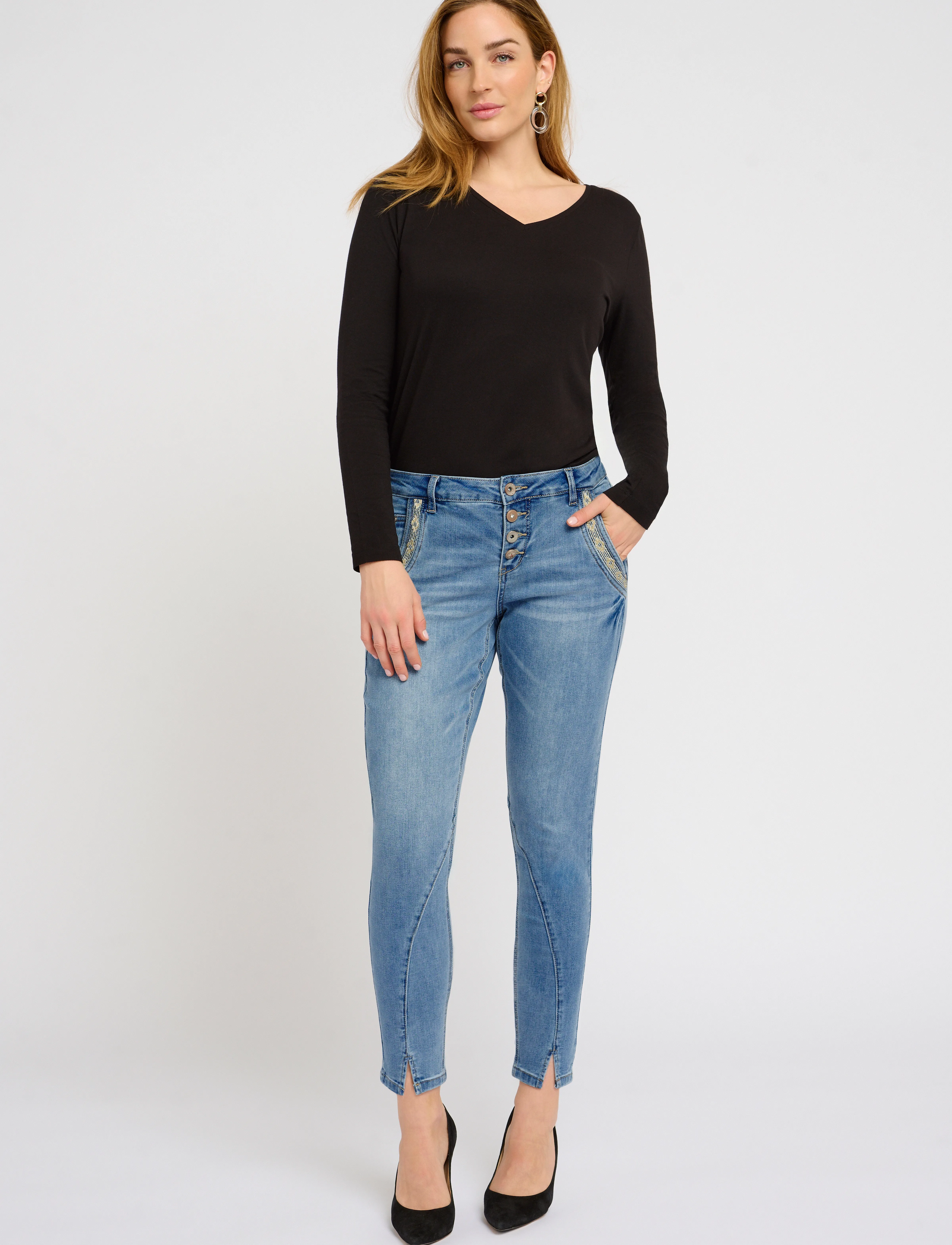 Cream - CRholly Jeans - Baiily Fit 7/8 - liibuvad teksad - light blue denim - 3