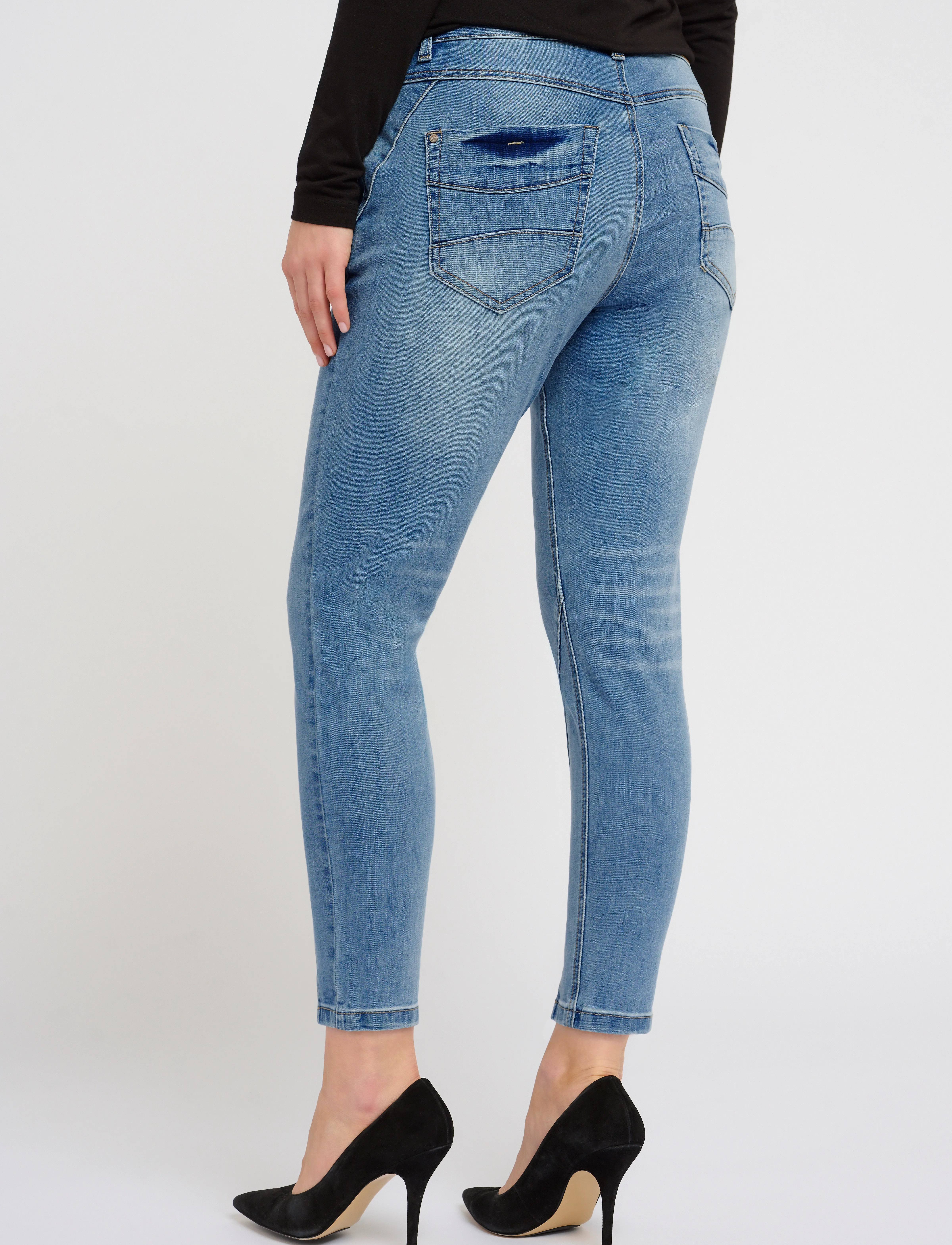 Cream - CRholly Jeans - Baiily Fit 7/8 - liibuvad teksad - light blue denim - 4