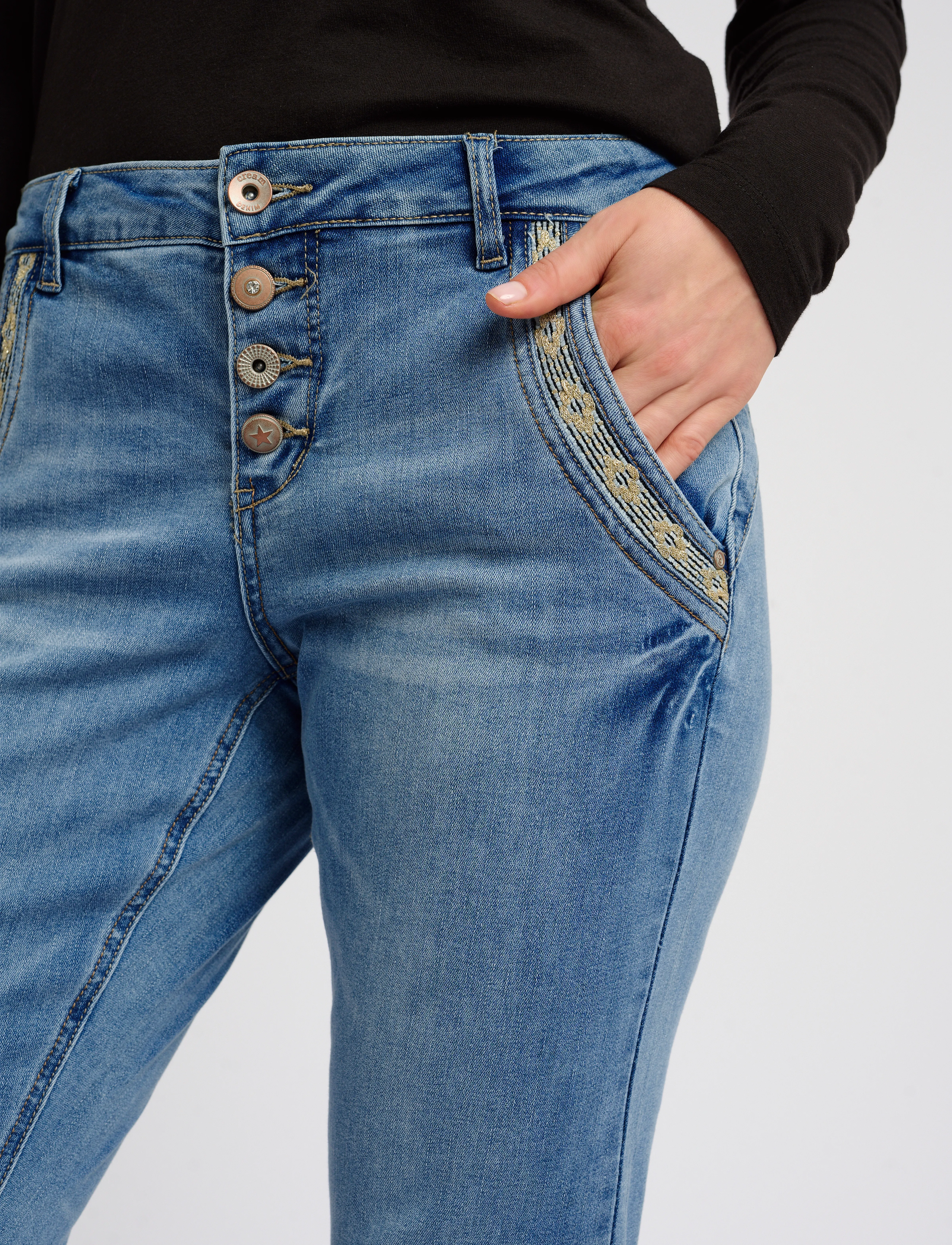 Cream - CRholly Jeans - Baiily Fit 7/8 - liibuvad teksad - light blue denim - 5