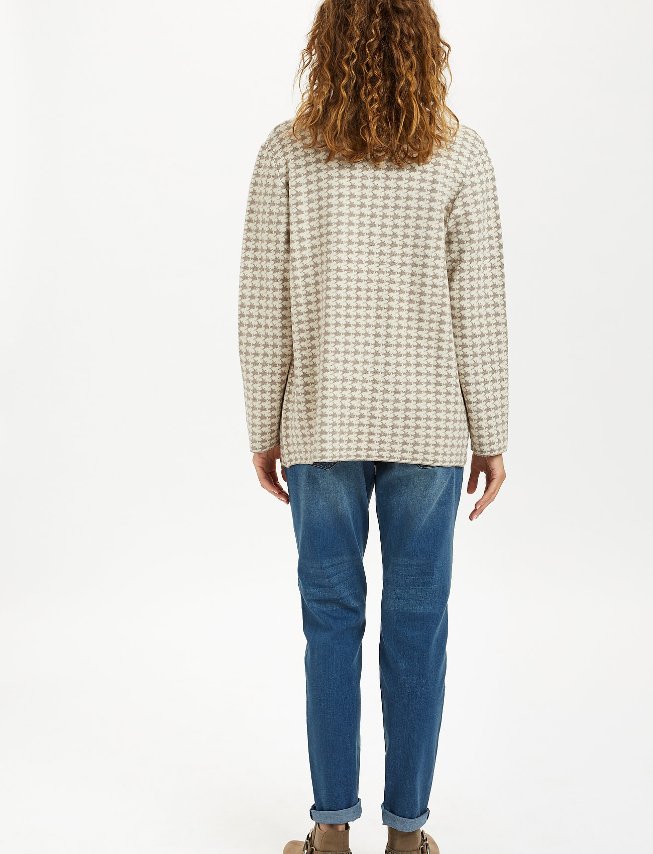 Cream - CRAdrine Blazer - silver mink check - 4
