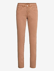 CR Lotte Printed Twill Pant - ETHNIC RAWHIDE