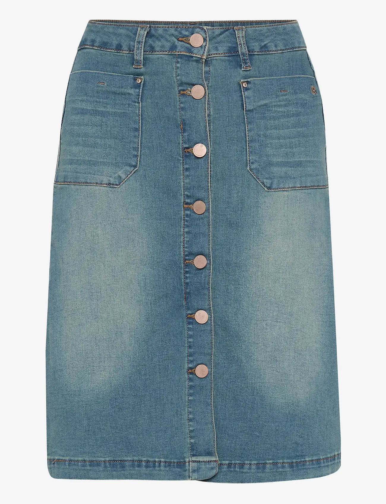 Cream - CRLone Skirt - denimnederdele - light blue denim - 1