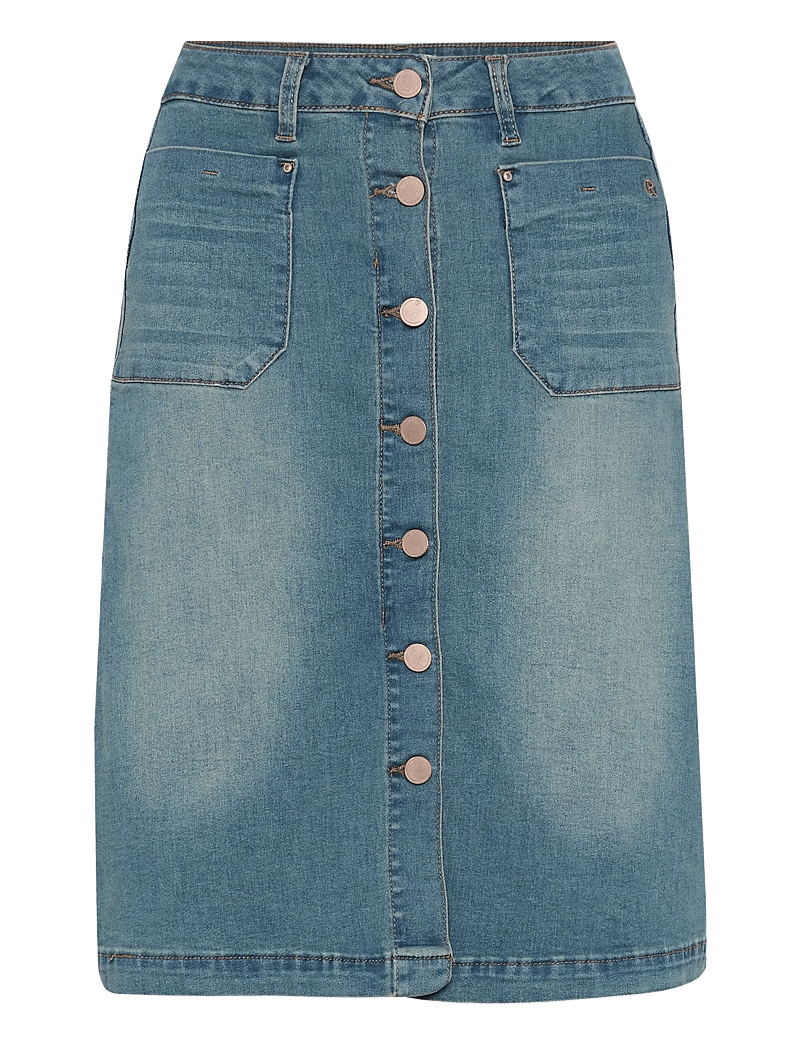 Cream - CRLone Skirt - denimnederdele - light blue denim - 1