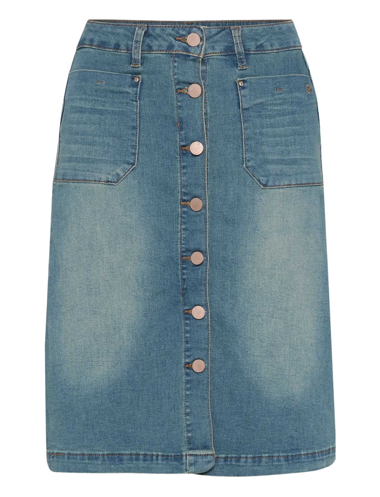 Cream CRLone Skirt - Tøj - LIGHT BLUE DENIM / blue