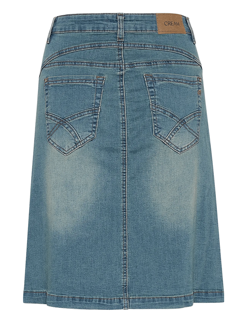 Cream - CRLone Skirt - denimnederdele - light blue denim - 2
