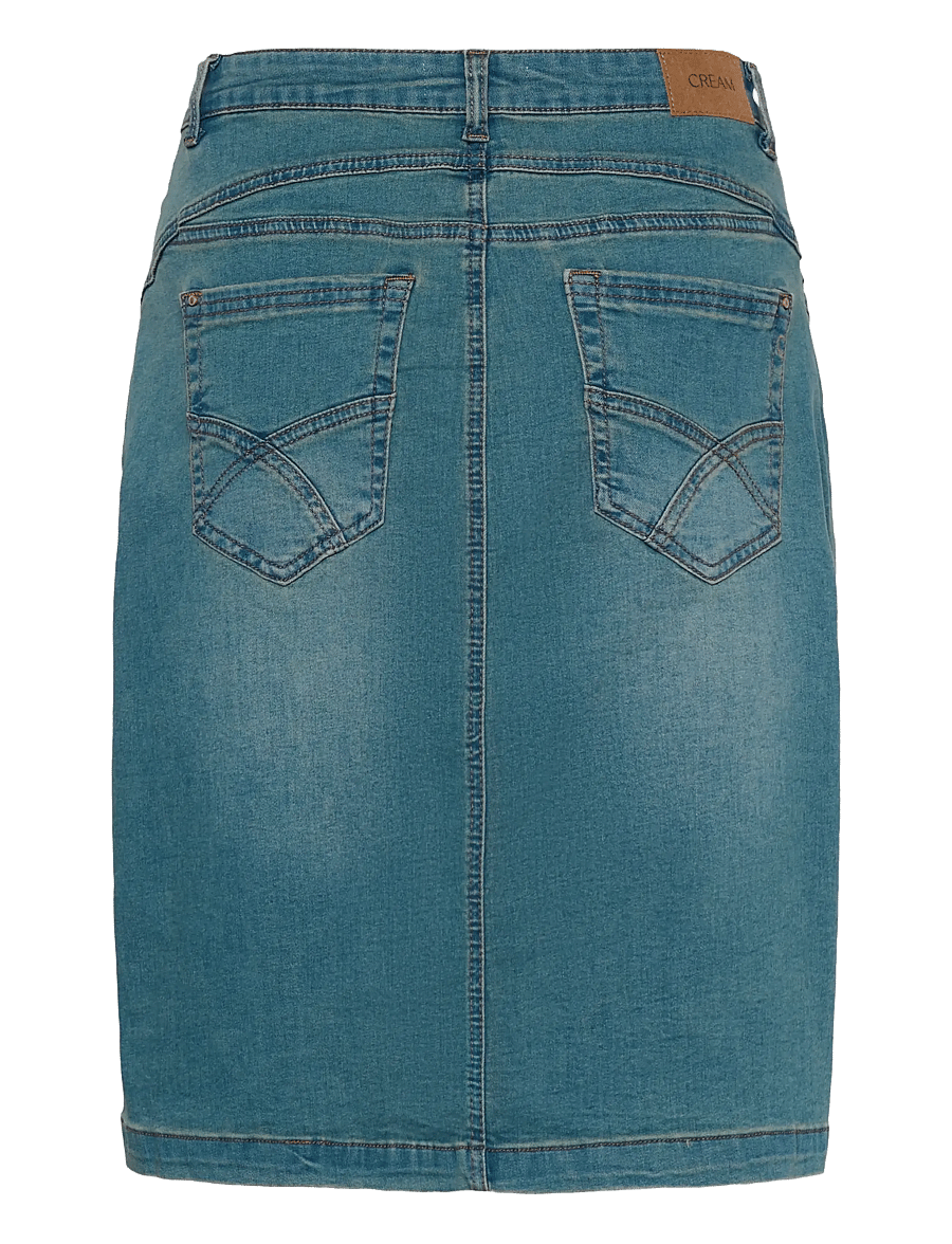 Cream - CRLone Skirt - denimnederdele - light blue denim - 2