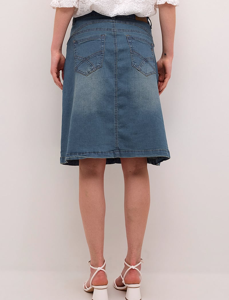 Cream - CRLone Skirt - denimnederdele - light blue denim - 4