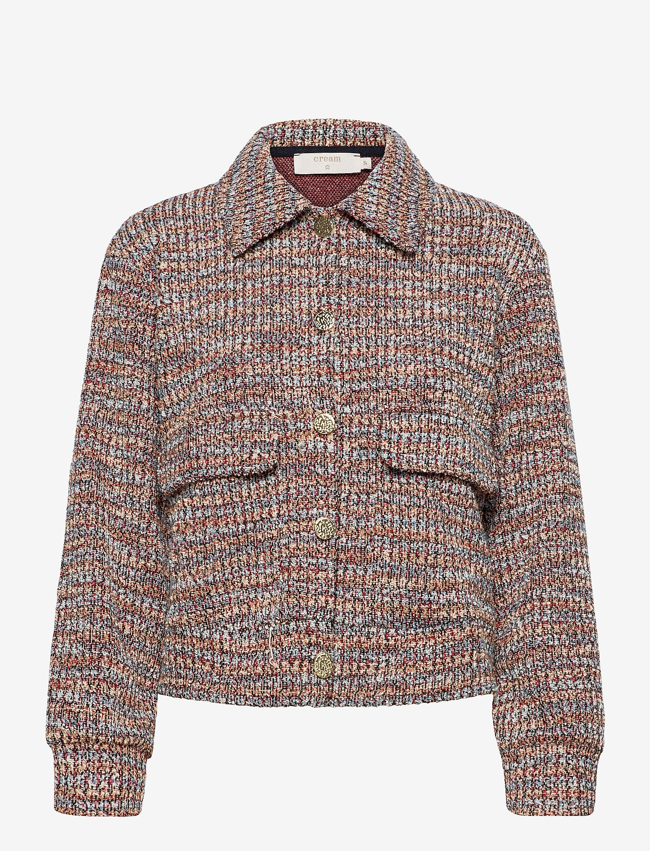 Cream - CRChana jacket BCI - dusty blue boucle mix - 0