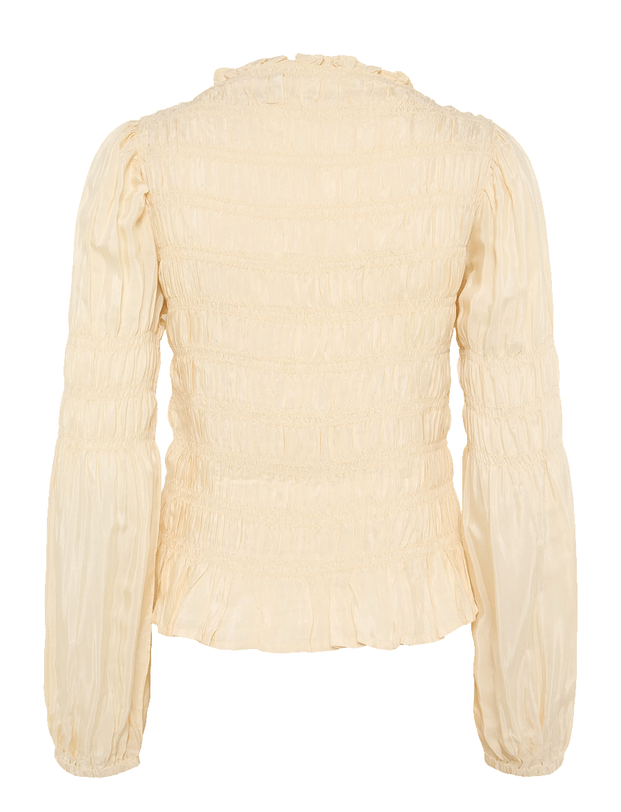 Cream - CRHenva Blouse - long sleeved blouses - bleached sand - 2