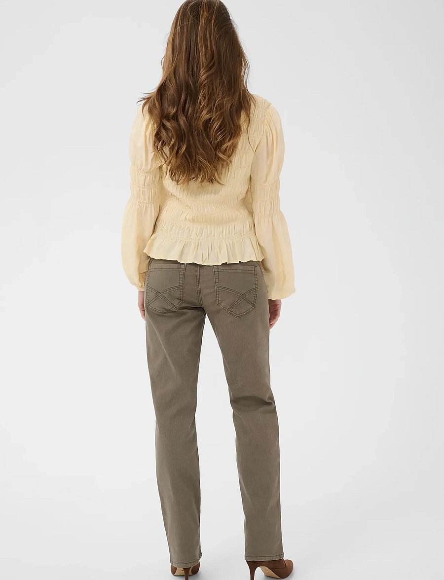 Cream - CRHenva Blouse - long sleeved blouses - bleached sand - 4