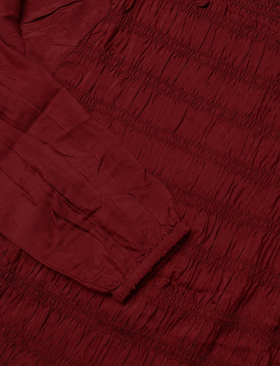 Cream - CRHenva Blouse - langärmelige blusen - cabernet - 2
