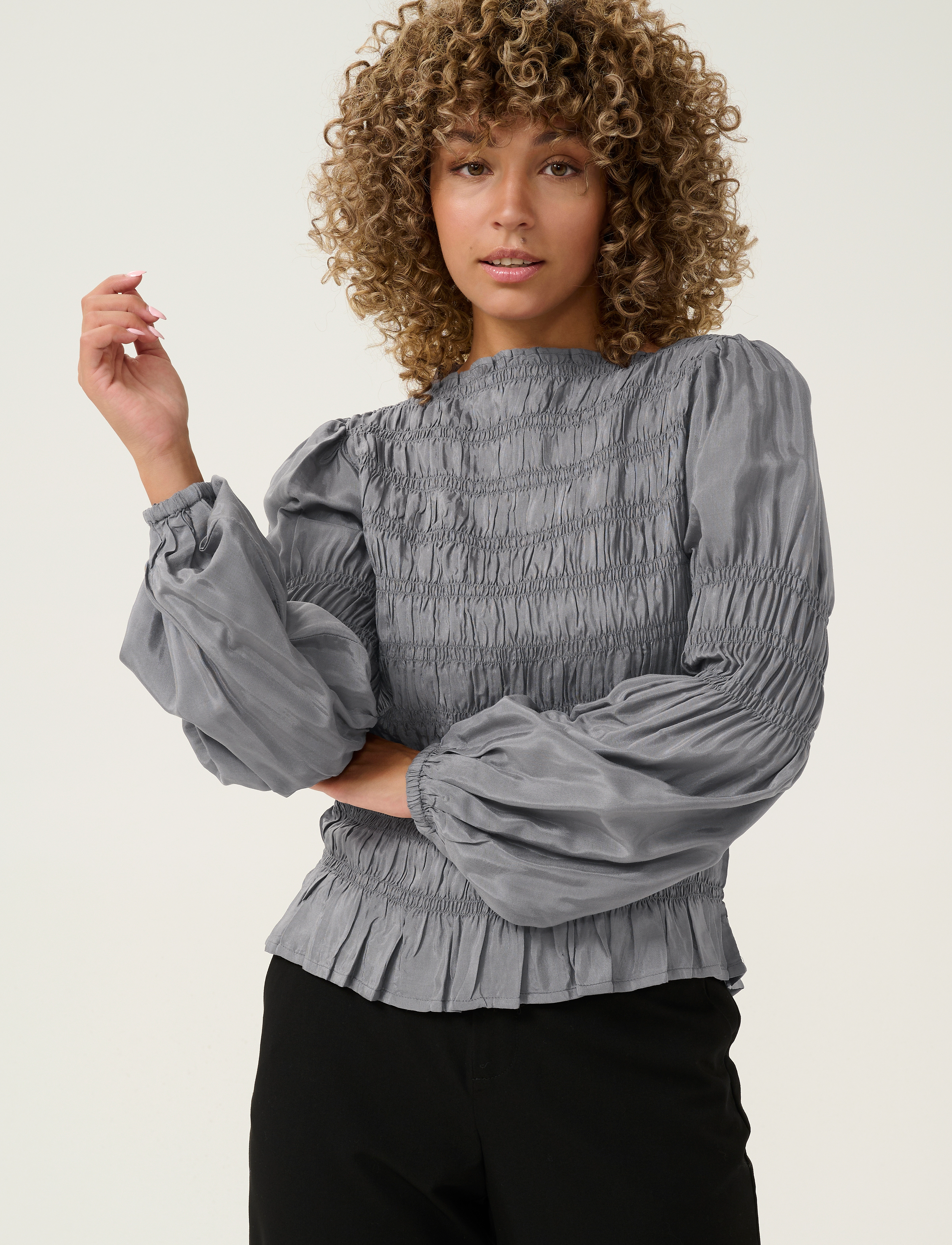 Cream CRHenva Blouse - Blusen - CASTLEROCK / grey