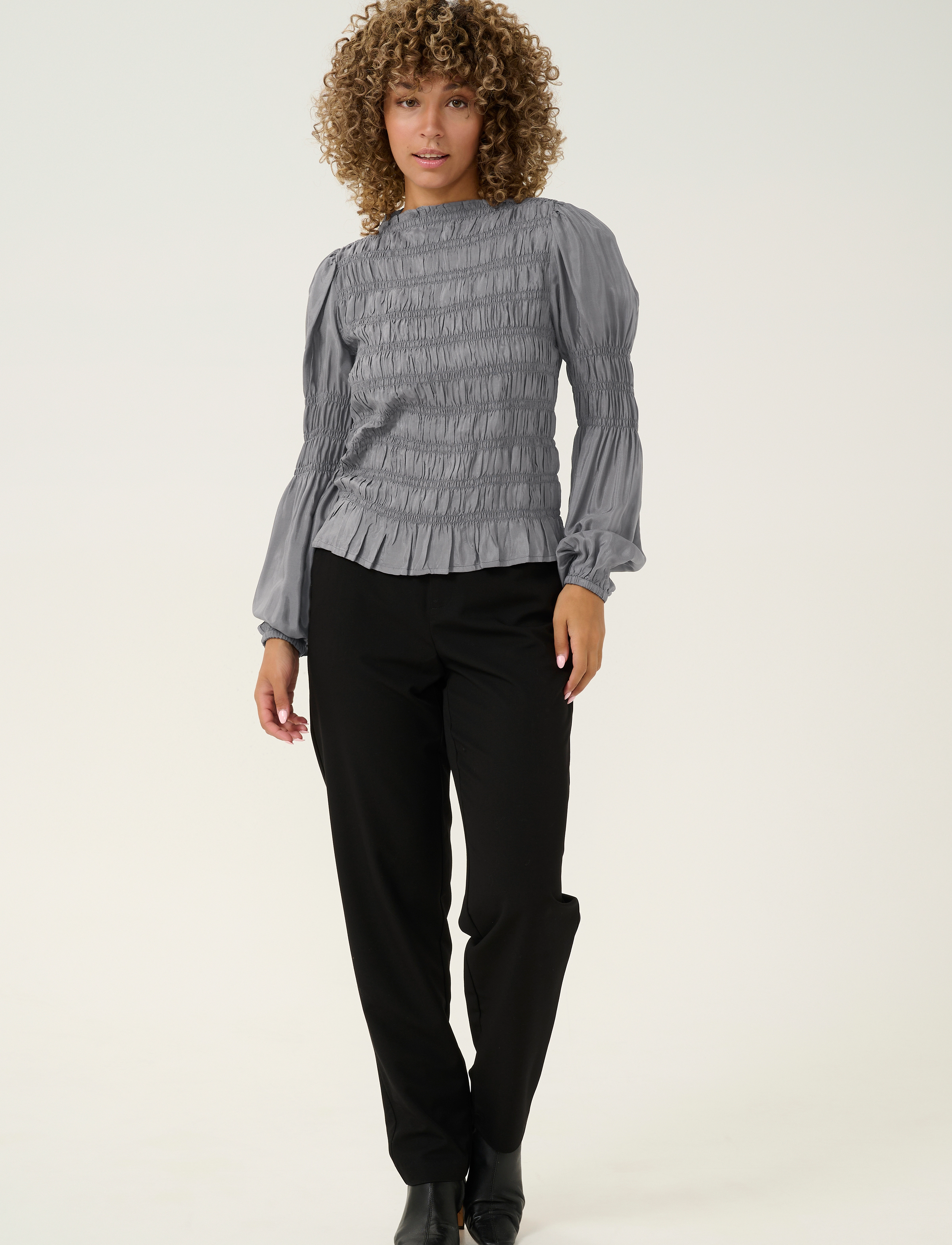 Cream - CRHenva Blouse - langærmede bluser - castlerock - 3