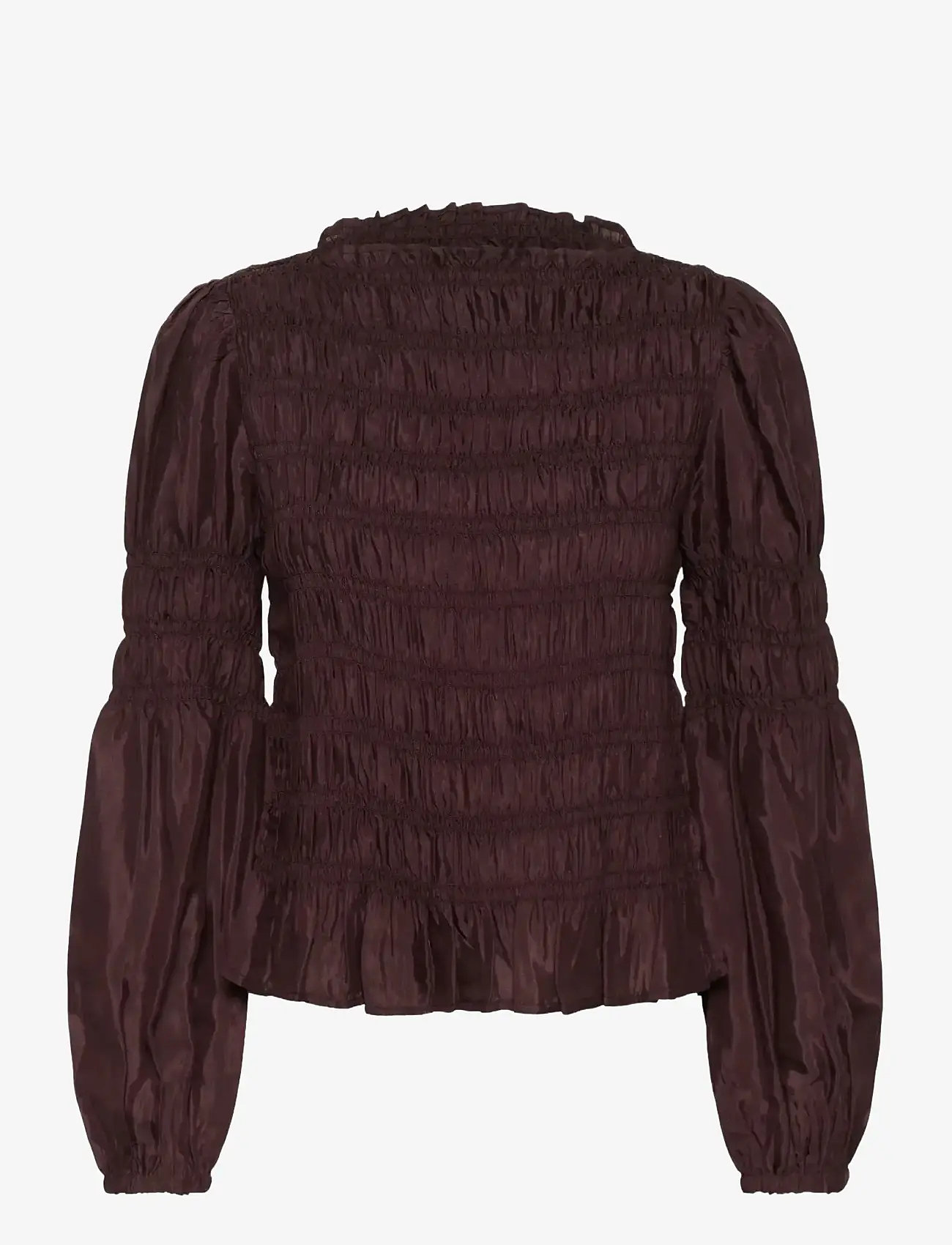 Cream - CRHenva Blouse - långärmade blusar - chocolate plum - 1