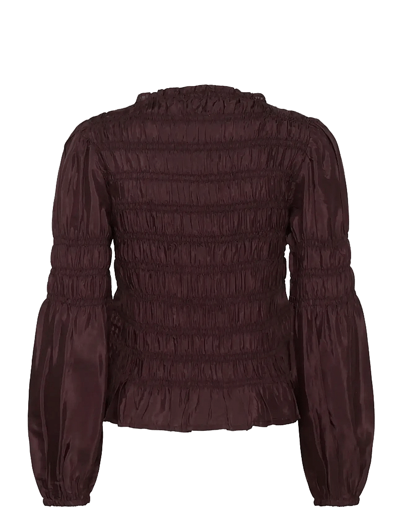 Cream - CRHenva Blouse - långärmade blusar - chocolate plum - 2