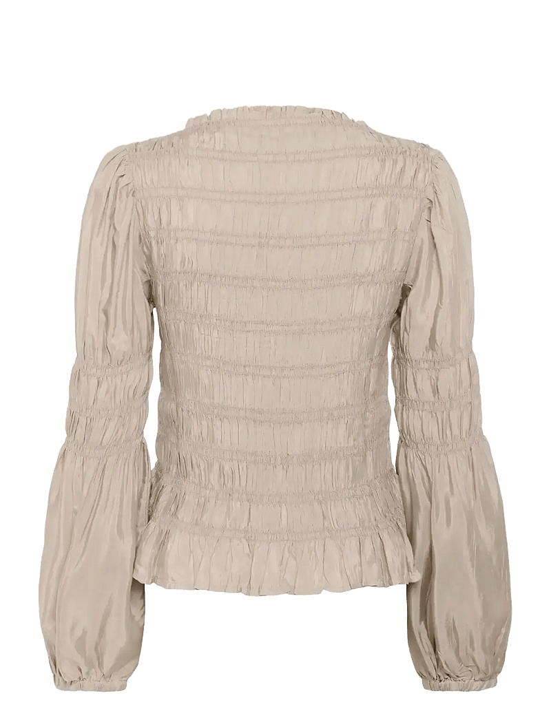 Cream - CRHenva Blouse - langærmede bluser - cobblestone - 2