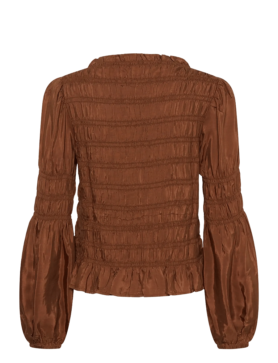 Cream - CRHenva Blouse - langärmelige blusen - friar brown - 1
