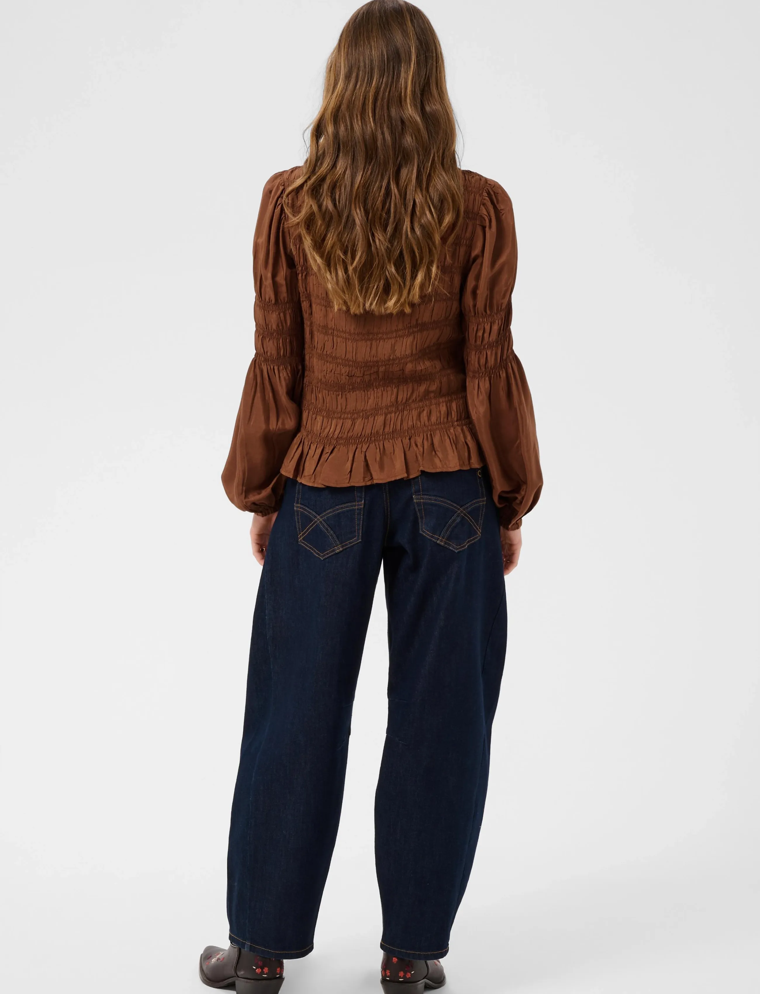 Cream - CRHenva Blouse - langärmelige blusen - friar brown - 4
