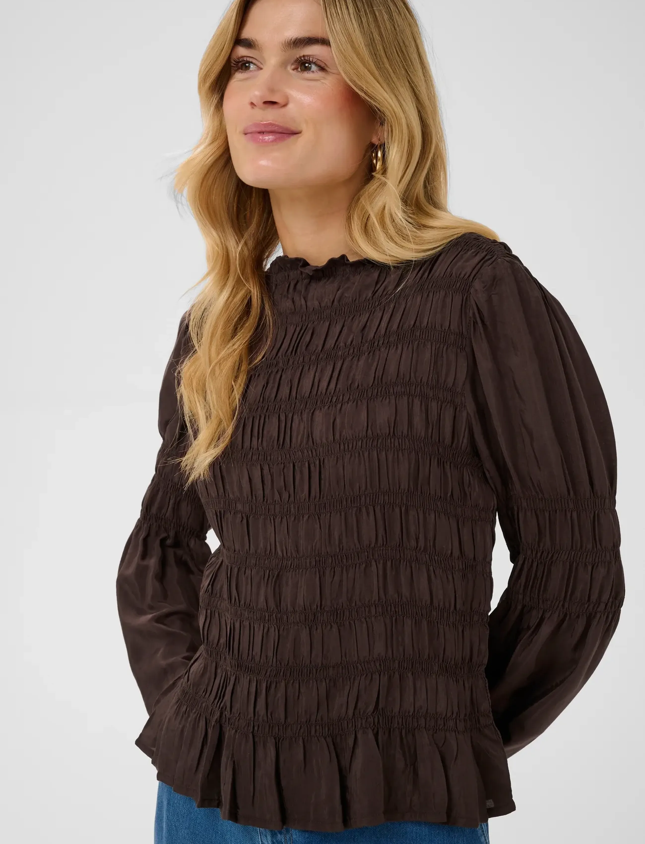 Cream - CRHenva Blouse - long sleeved blouses - java - 5