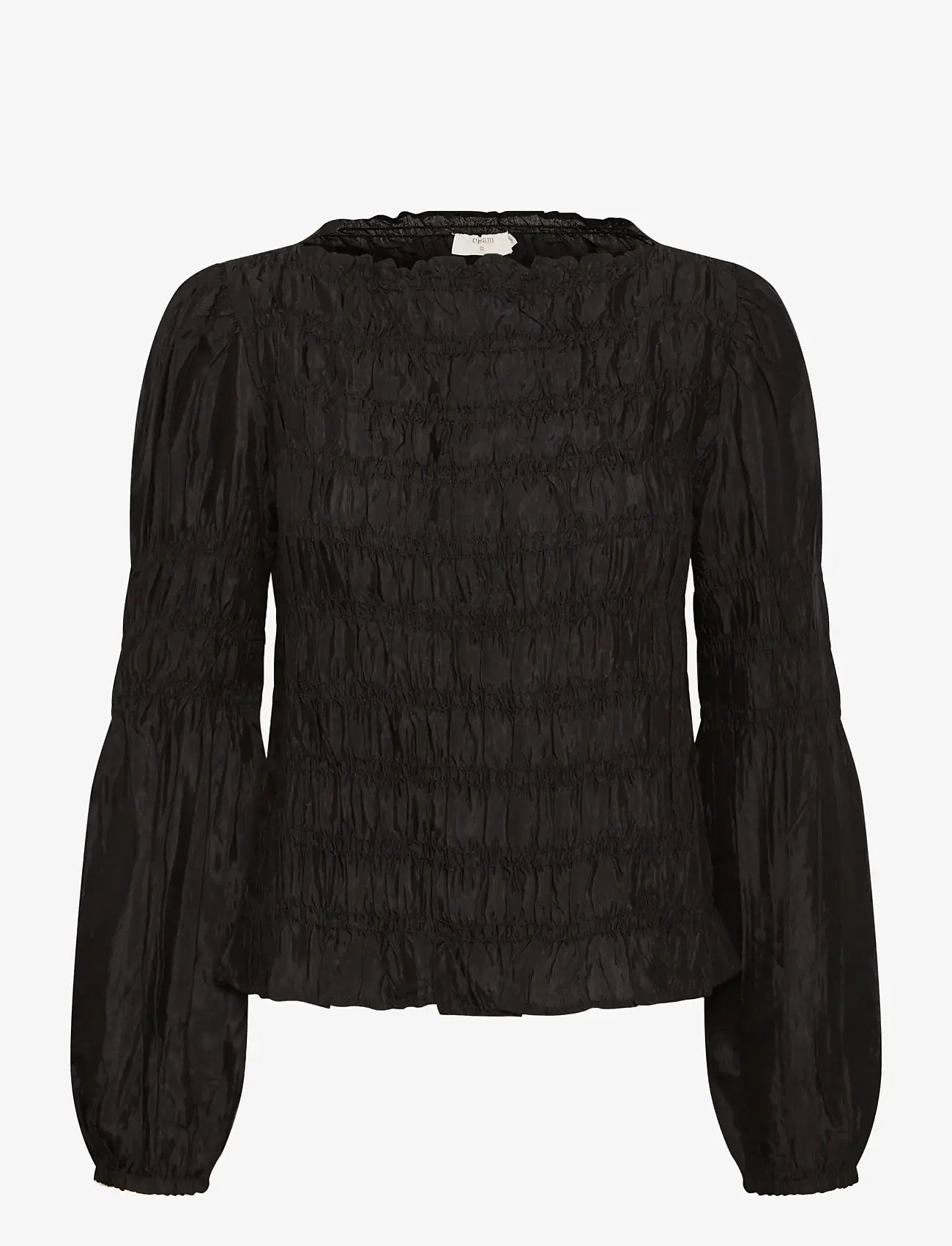 Cream - CRHenva Blouse - långärmade blusar - pitch black - 1