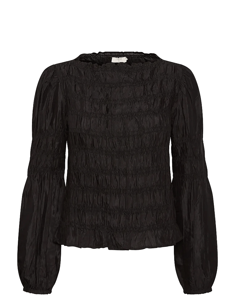 Cream - CRHenva Blouse - långärmade blusar - pitch black - 1