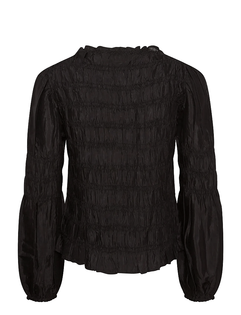 Cream - CRHenva Blouse - long sleeved blouses - pitch black - 2