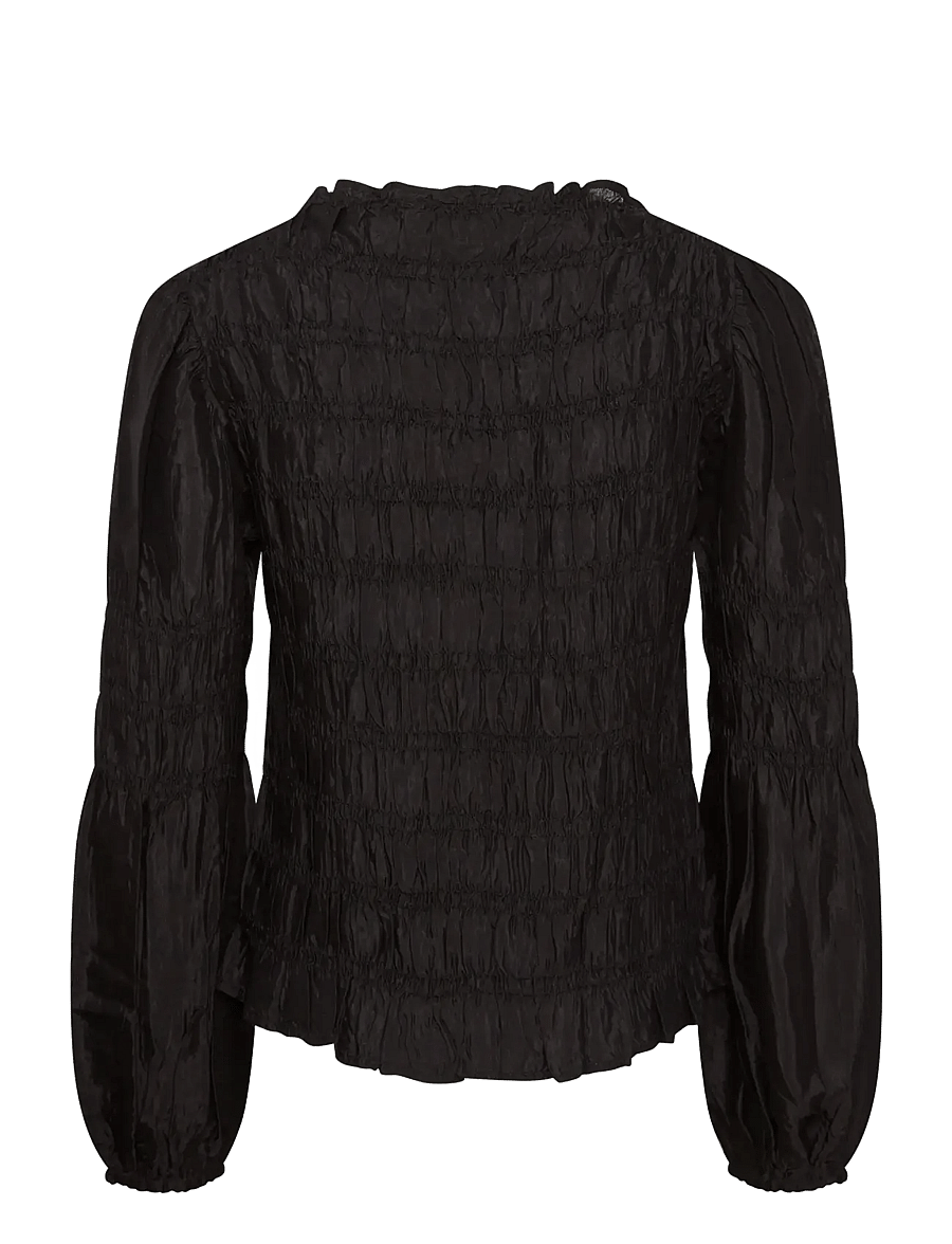 Cream - CRHenva Blouse - langärmelige blusen - pitch black - 2