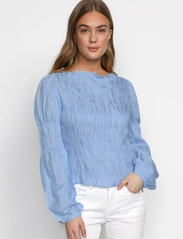 Cream - CRHenva Blouse - long-sleeved blouses - placid blue - 2