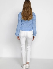 Cream - CRHenva Blouse - long-sleeved blouses - placid blue - 4