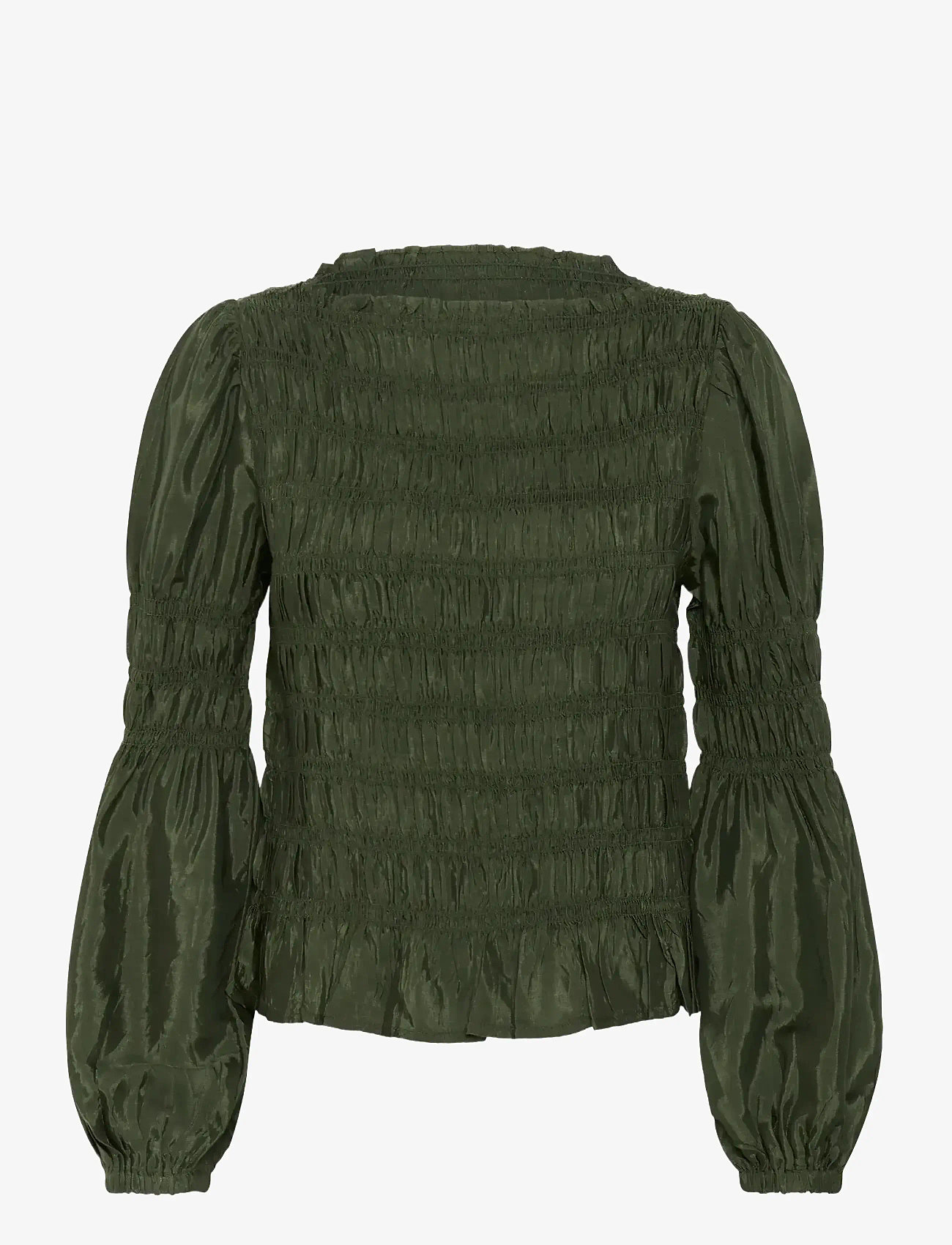 Cream - CRHenva Blouse - long sleeved blouses - rifle green - 1