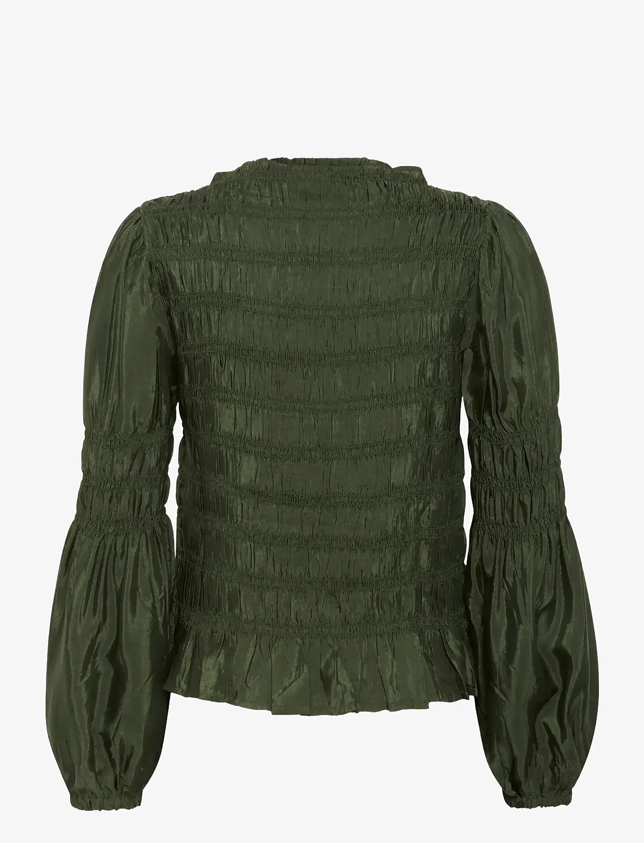 Cream - CRHenva Blouse - long sleeved blouses - rifle green - 2