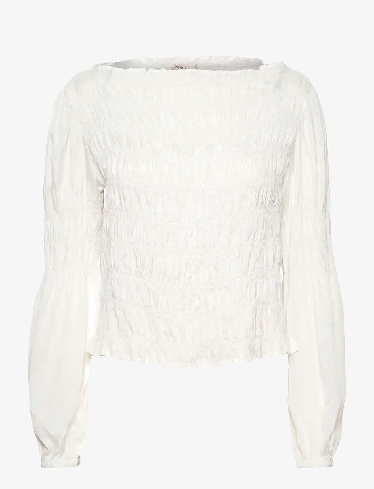 Cream - CRHenva Blouse - långärmade blusar - snow white - 1