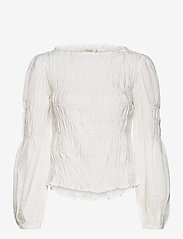 Cream - CRHenva Blouse - long-sleeved blouses - snow white - 0