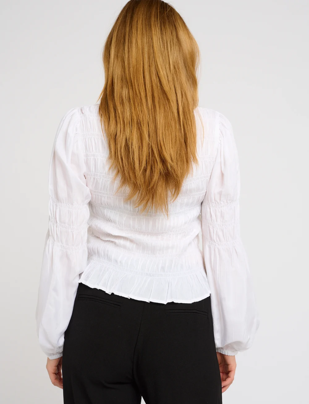 Cream - CRHenva Blouse - pikkade varrukatega pluusid - snow white - 4