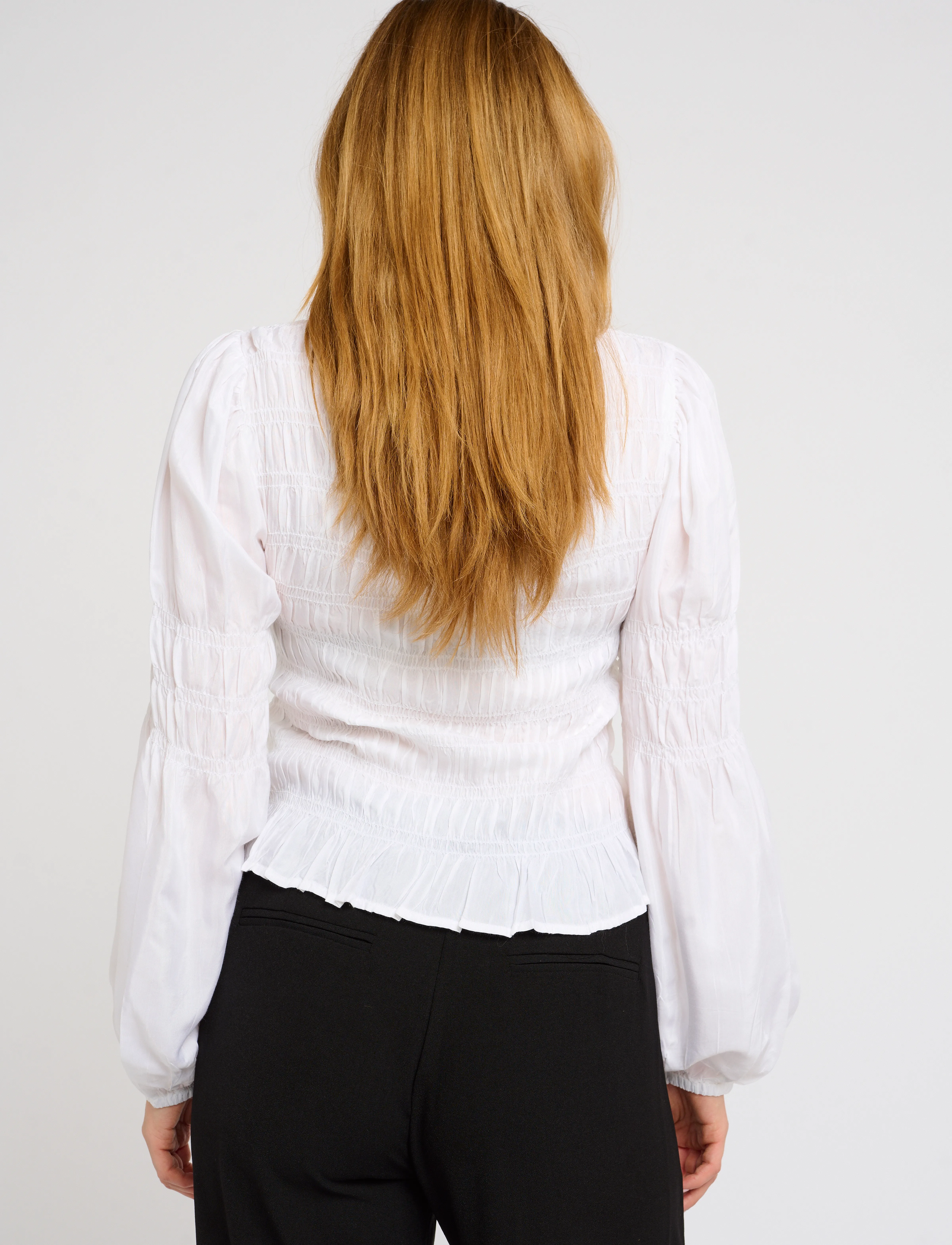 Cream - CRHenva Blouse - langærmede bluser - snow white - 4