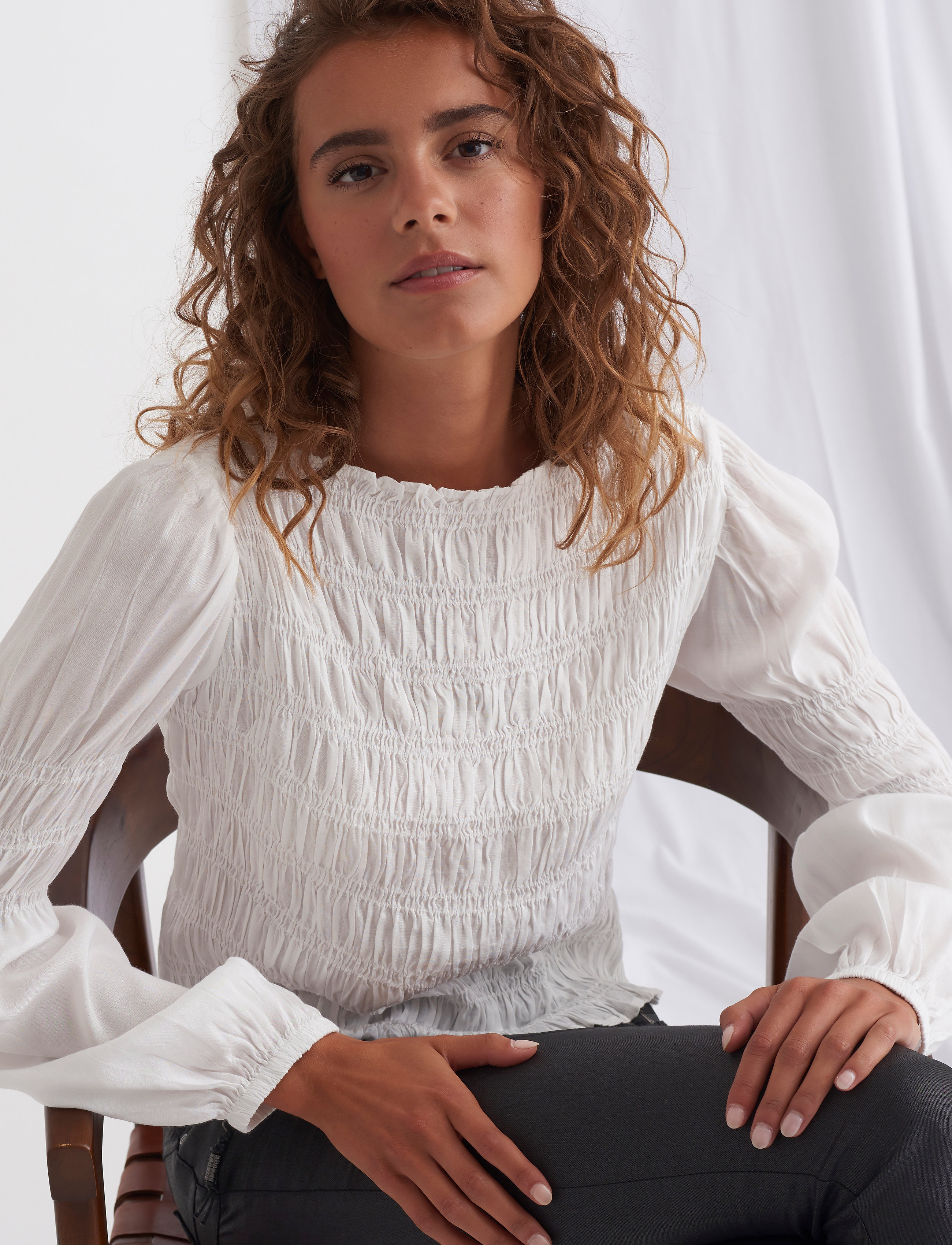 Cream Crhenva Blouse blusar dam – bild 6