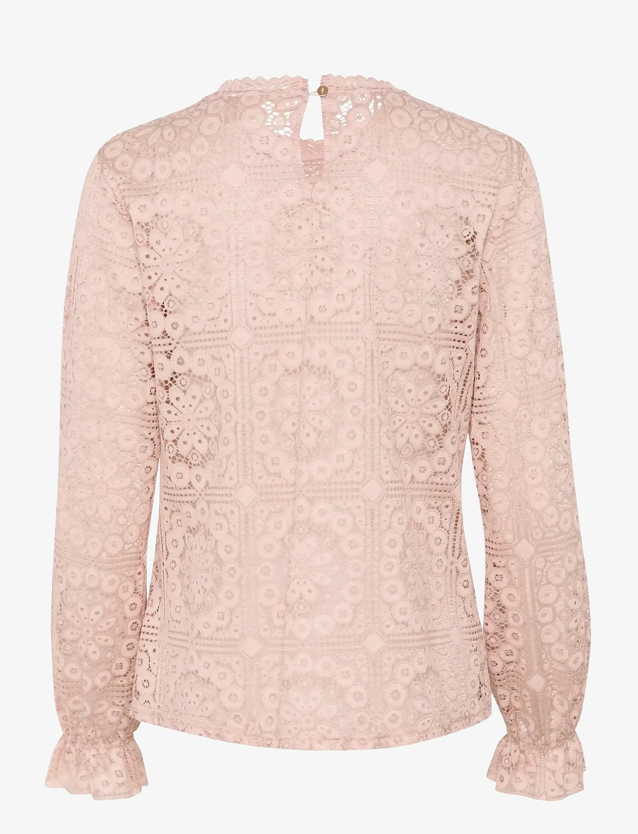 Cream - CRTiley Lace Blouse - langærmede bluser - burnished lilac - 1