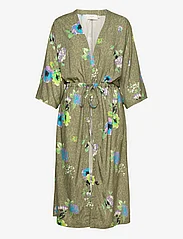 Cream - CRBahia Kimono EV - paplūdimio apranga - vintage oil green floral - 0