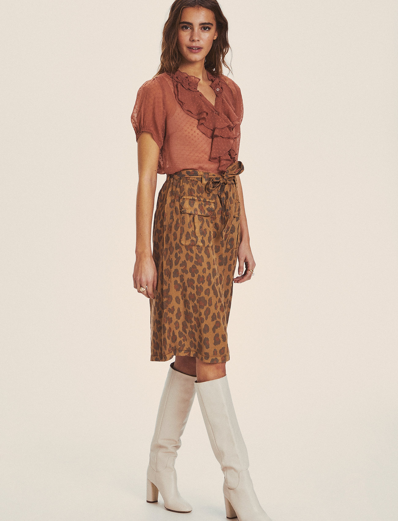 Cream - CRHannelore Skirt - toasted leo - 3
