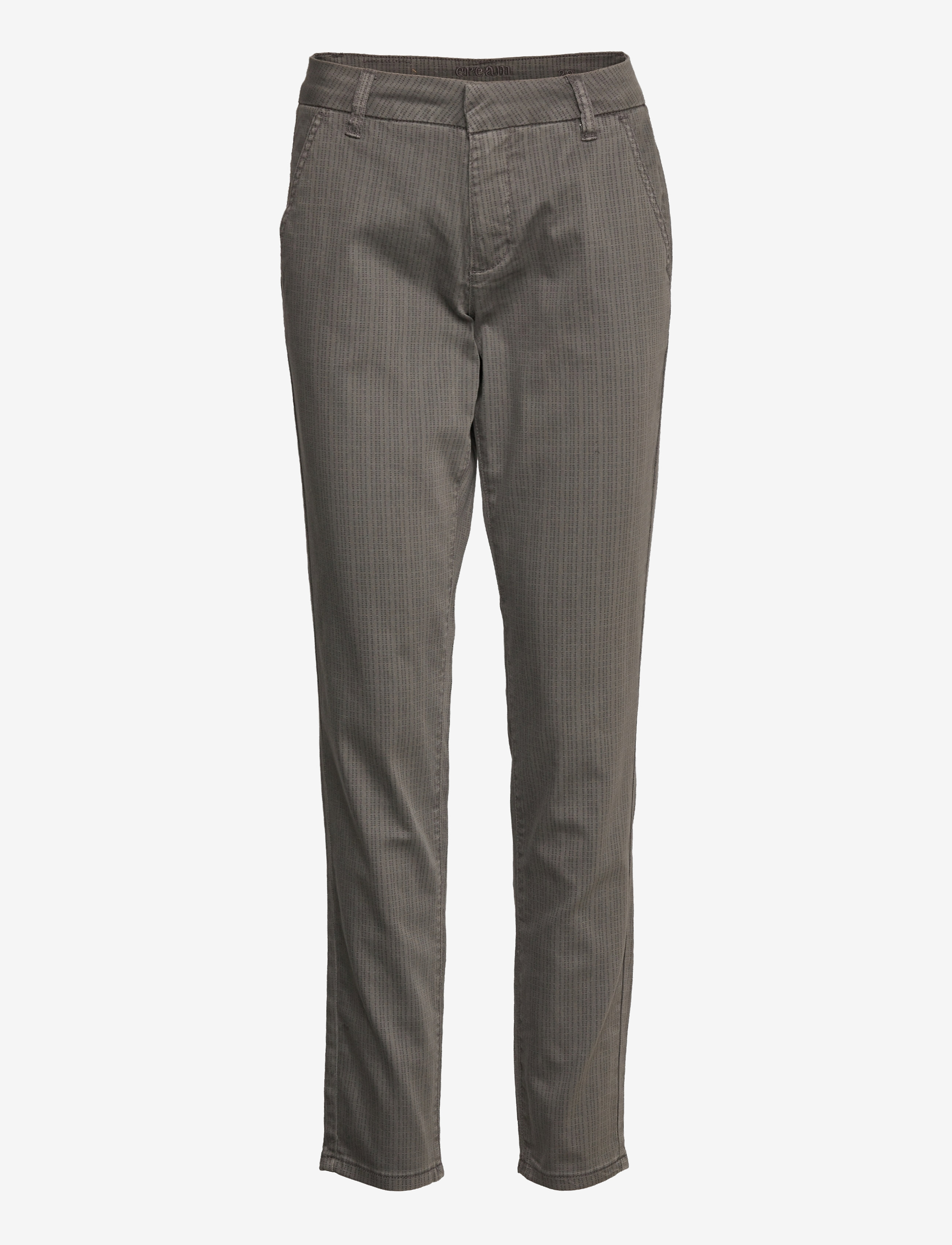 Cream CRCintien Chino Pant - Broeken - DARK DULL GRAY DOT LINE / grey