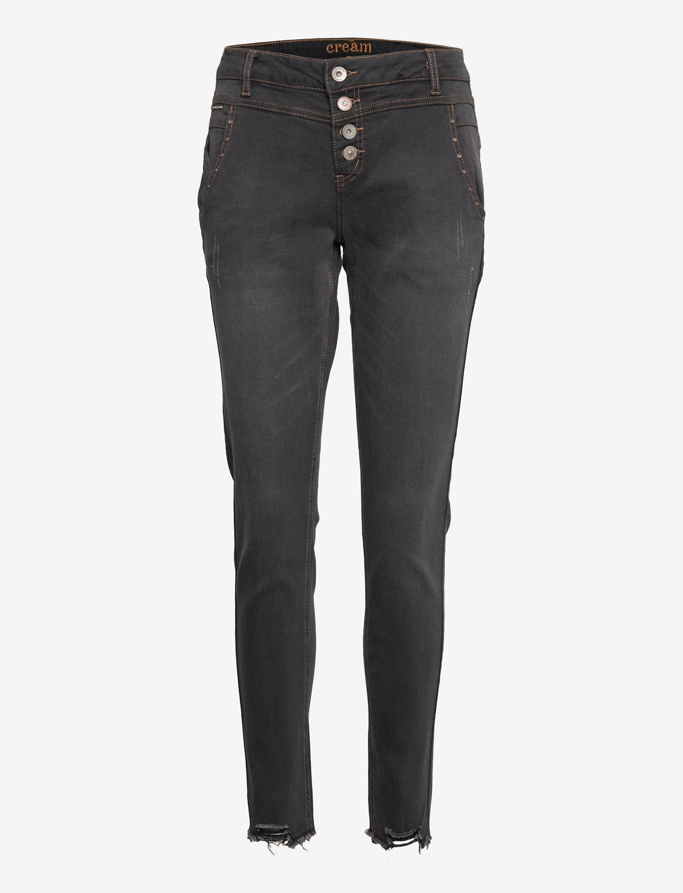 Cream CRBerete Jeans - Baiily Fit - Jeans - GREY DENIM / black