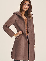 Cream - CRAnnabell Coat - winter coats - faded brown melange - 2