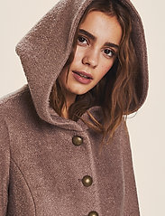 Cream - CRAnnabell Coat - winter coats - faded brown melange - 5